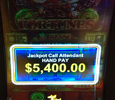 Another jackpot winner at Akwesasne Mohawk Casino Resort near Canada