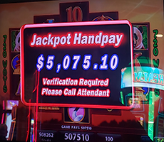 Another jackpot winner at Akwesasne Mohawk Casino Resort near Canada