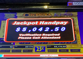 Another jackpot winner at Akwesasne Mohawk Casino Resort near Canada