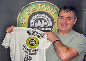 Another Instant Millionaire Winner at Akwesasne Mohawk Casino Resort near Canada
