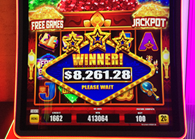 Another jackpot winner at Akwesasne Mohawk Casino Resort near Canada
