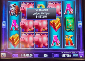 Another jackpot winner at Akwesasne Mohawk Casino Resort near Canada