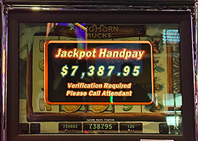 Another jackpot winner at Akwesasne Mohawk Casino Resort near Canada