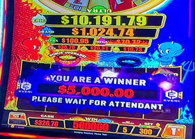 Another jackpot winner at Akwesasne Mohawk Casino Resort near Canada