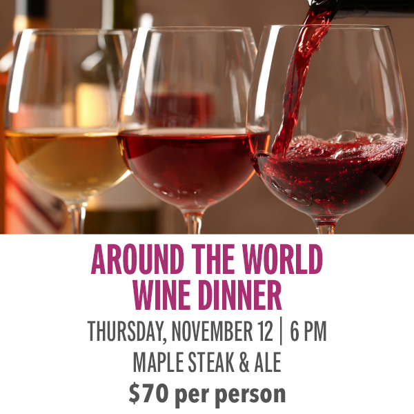 Join us for a six-course dining experience featuring wine pairings from California’s renowned valleys and France's iconic vineyards, as well as Sicily and Spain, expertly matched with exotic game and premium cuts. Seating is limited. Reserve your spot today!