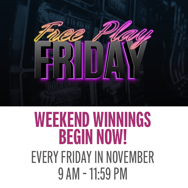 Earn 25 points and win up to $150 slot play!