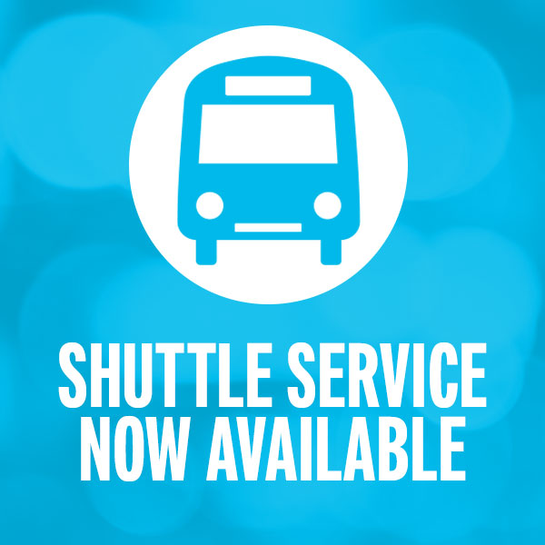 Getting to the action just got easier! Our complimentary Casino Shuttle Service is now running with four convenient stops to get you to the fun faster.