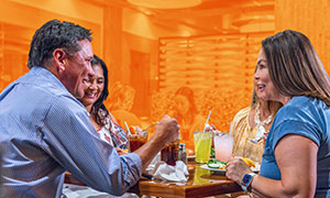 Earn 75 points to receive a FREE dinner buffet at the Native Harvest Buffet.