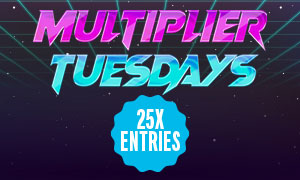 Want to increase your chances of winning the $45,000 Cash Blitz? Every Tuesday from November 1 - December 13, receive 25x the entries! Enter now and increase your odds of winning a share of $45,000!