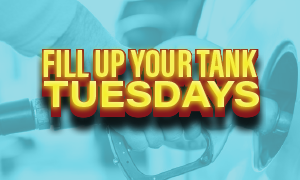 EARN POINTS TO GAS UP!  50 points = $10 gas voucher. Guests can earn up to 5 vouchers each Tuesday.