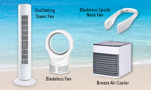Earn 75 points on Sundays or Wednesdays and receive a piece of the Feel the Breeze Essentials Set! Visit the promotions booth beginning at 12 pm to redeem.