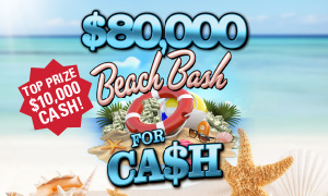 $80,000 Beach Bash for Cash Promotion at Akwesasne Mohawk Casino Resort in Upstate New York near Canada