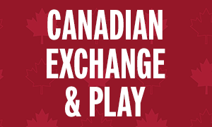 Guests can exchange up to $500 Canadian and receive the difference in slot play!